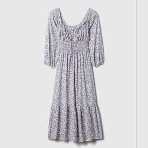 GAP Floral Purple Midi Dress
